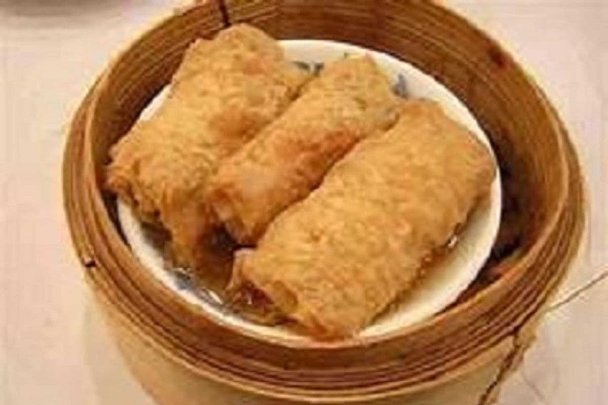 Steamed Bean Curd Roll ( pork & veggie) 鮮竹卷 (5)