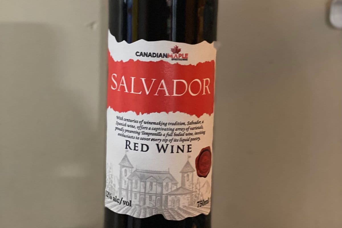 SALVADOR RED WINE 750ML (1 x 750ML)