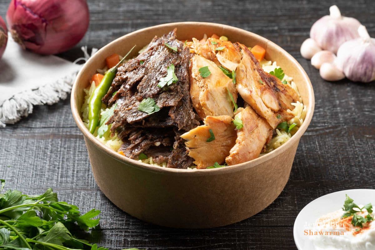 Mixed Shawarma Rice Bowl