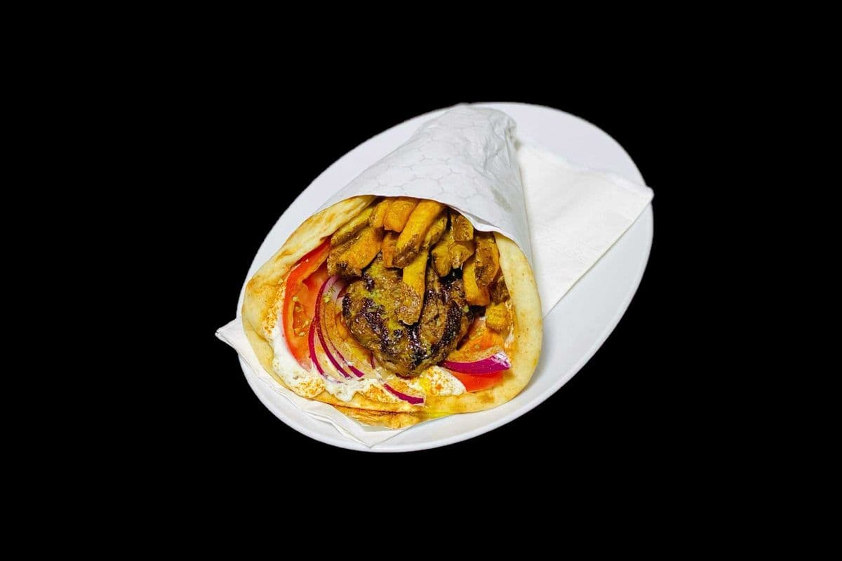 Greek Bifteki On a Pita