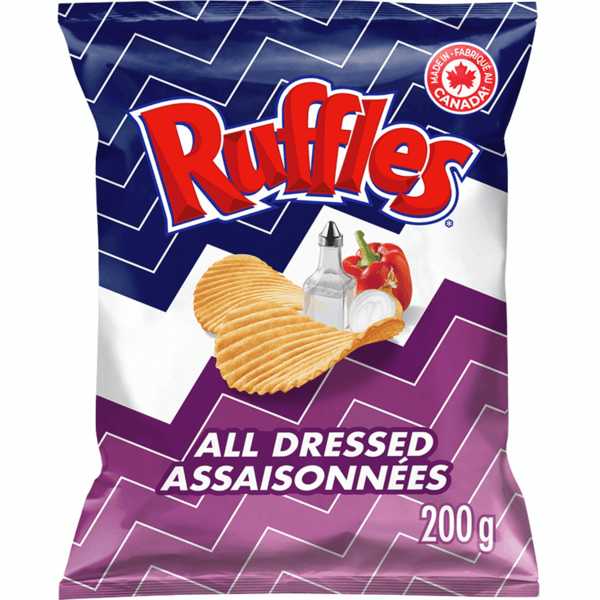 Ruffles Assaisonnées 200g/ Ruffles All Dressed 200g