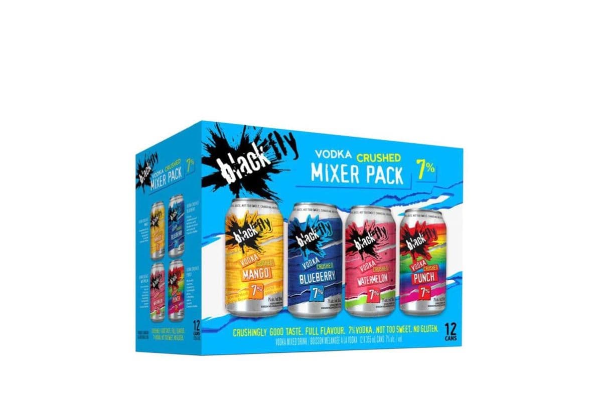 Black Fly Mixer Pack 7% (12*355ml) (1 x 355ml)