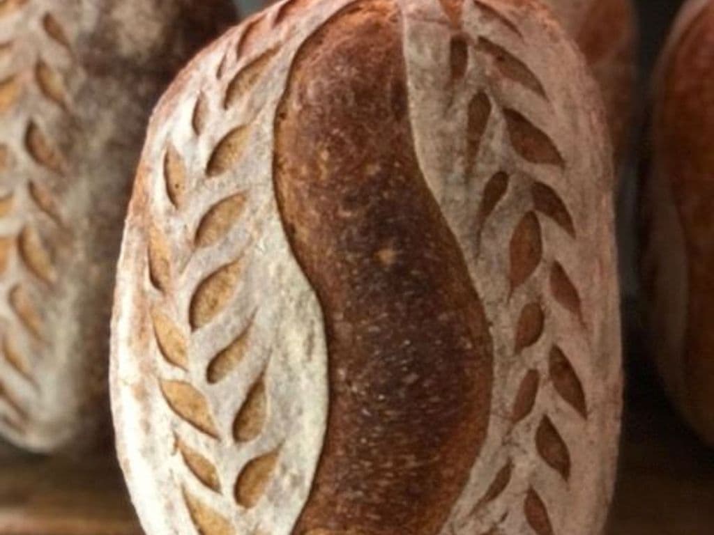 Locally made F2T Artisan European style light rye sourdough Bread (half loaf)