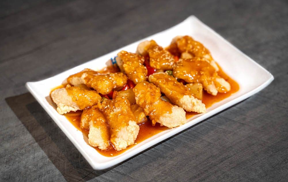Deep Fried Sliced Basa w/ Sweet and Sour Sauce / 糖醋龍利魚塊