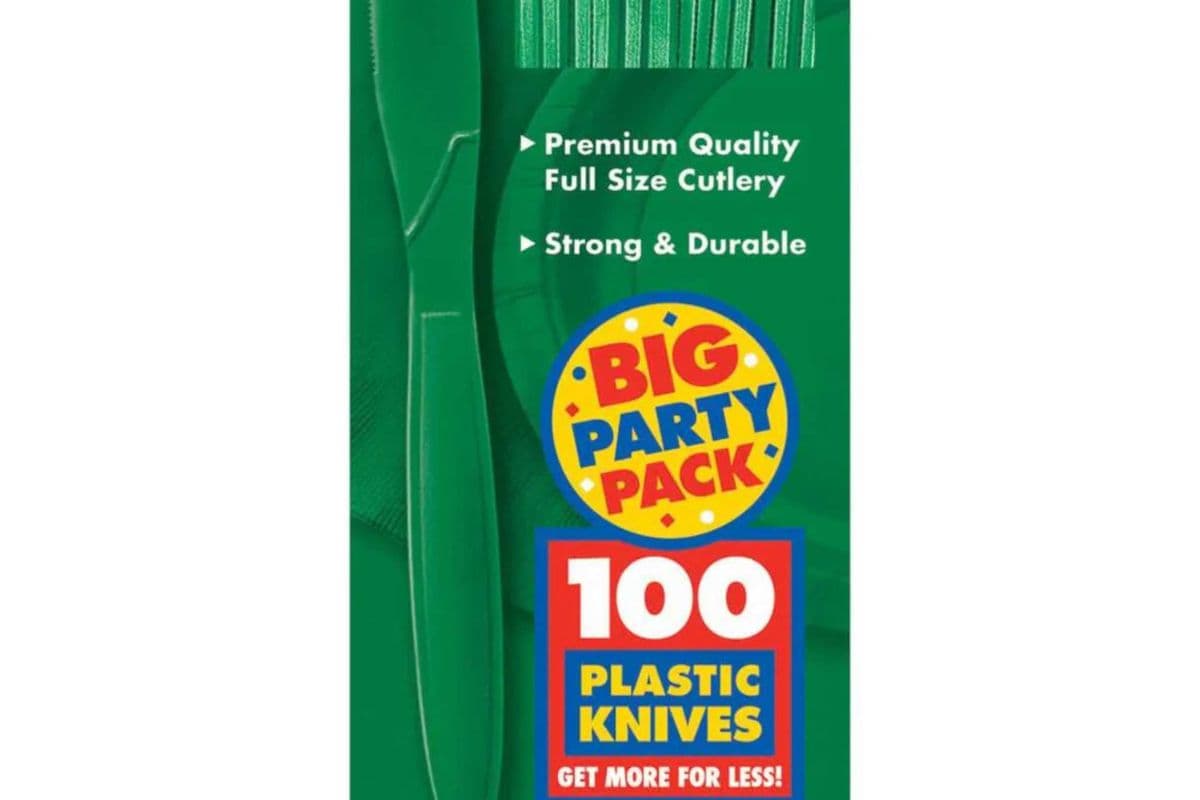 Amscan 100 Plastic Knives