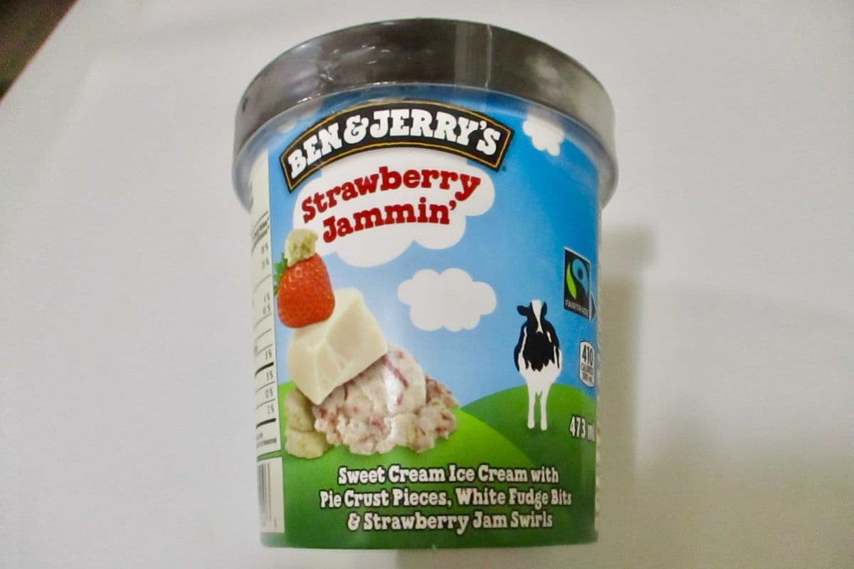 Ben & Jerry's - Strawberry Jammin' (473 ml Tub)