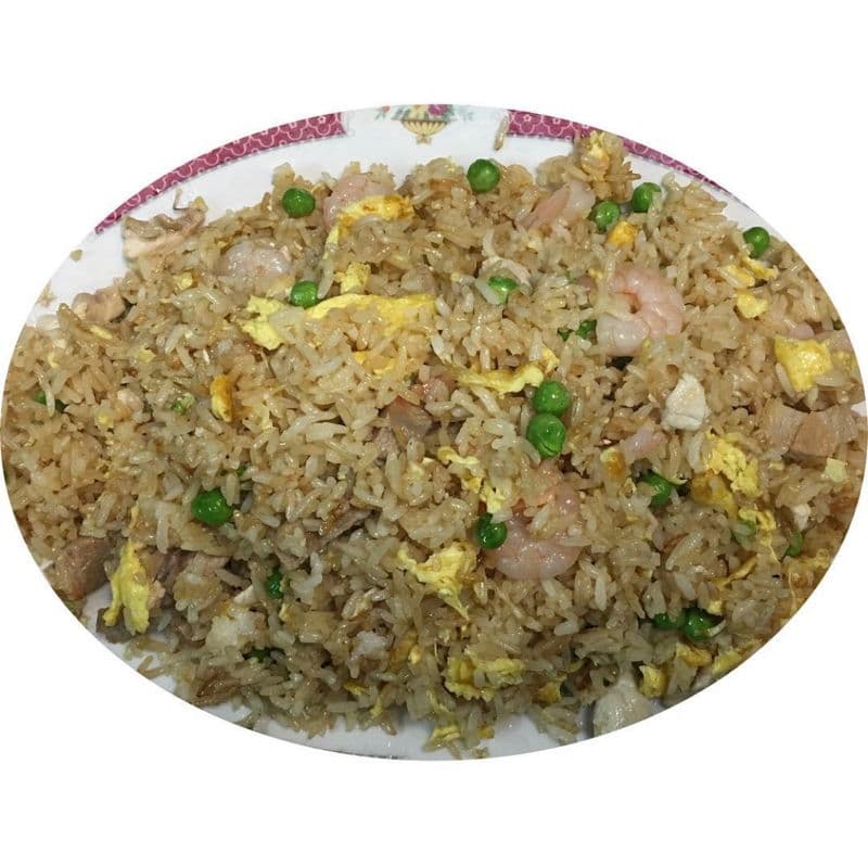 80. Yang Chow Special Fried Rice with Shrimp, Chicken, & Pork
