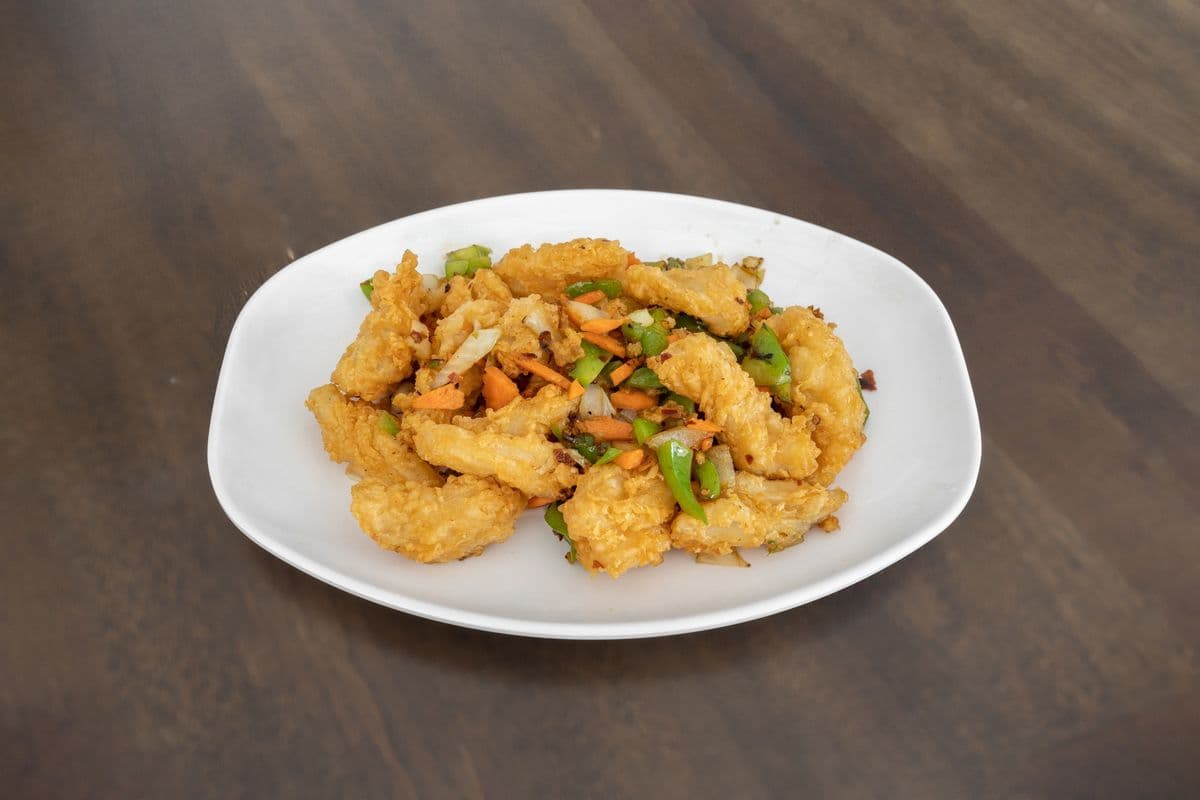102. Deep Fried Squid with Five Spice Salt