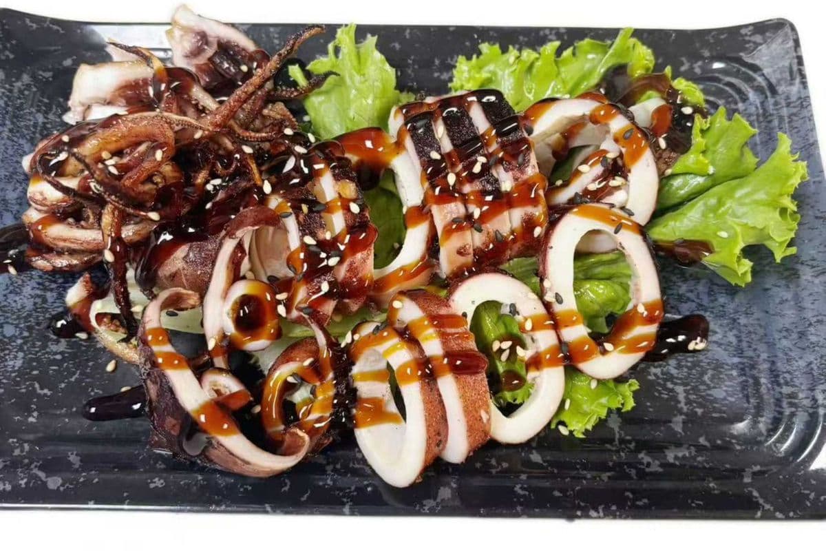 Grilled Squid with Chef's Special Sauce