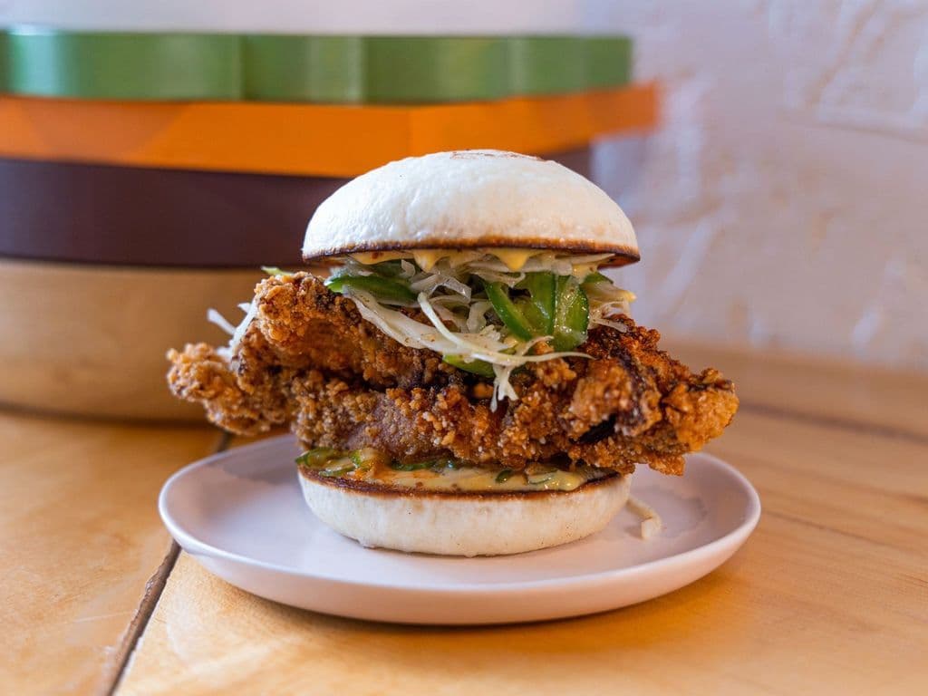 Buttermilk Fried Chicken Bao