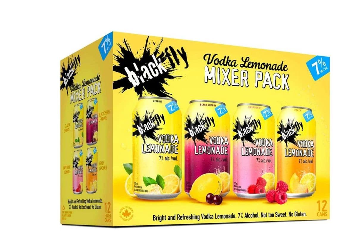 BLACK FLY VODKA LEMONADE MIXER 12PK (12 x 355ml)