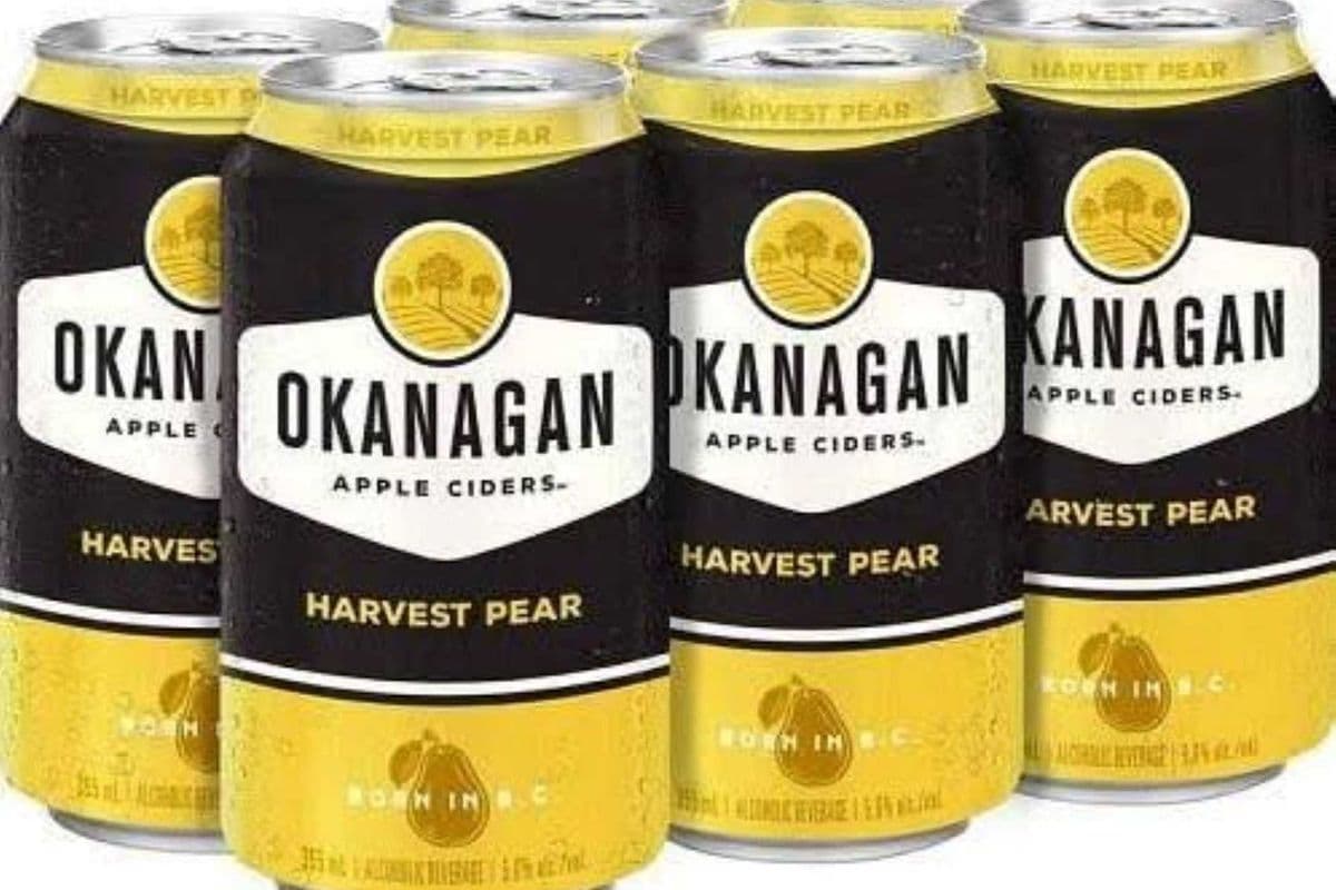 Okanagan Premium Harvest Cider, Pear (6 x 355ml) (1 x 355 ml)