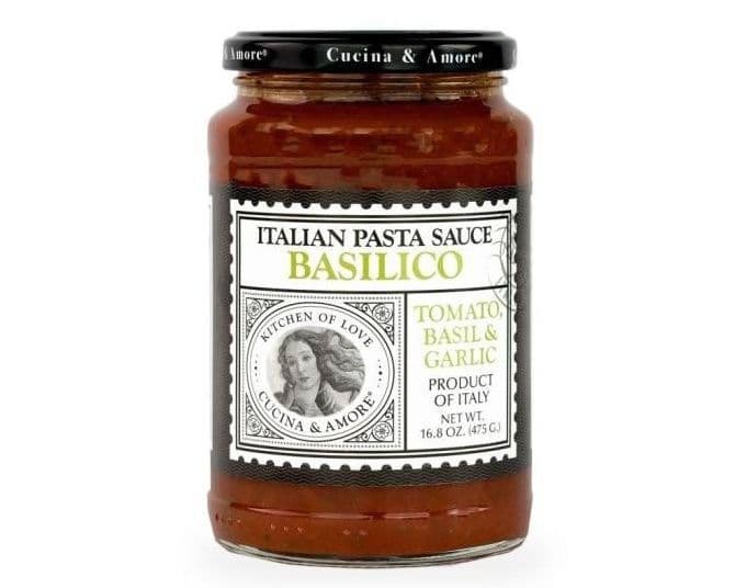CUCINA TOMATO BASIL GARLIC SAUCE 475G