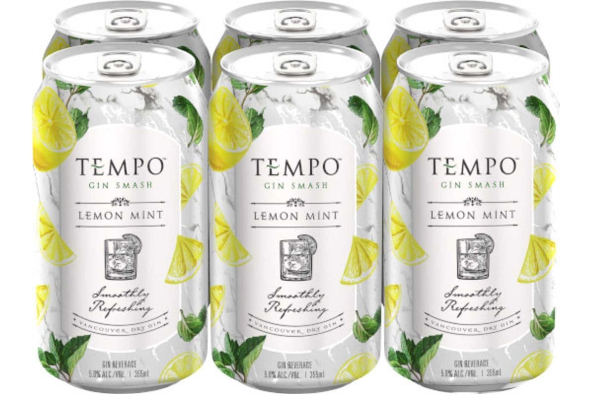Tempo Gin Smash Lemon Mint (6 x 355 ml Cans)