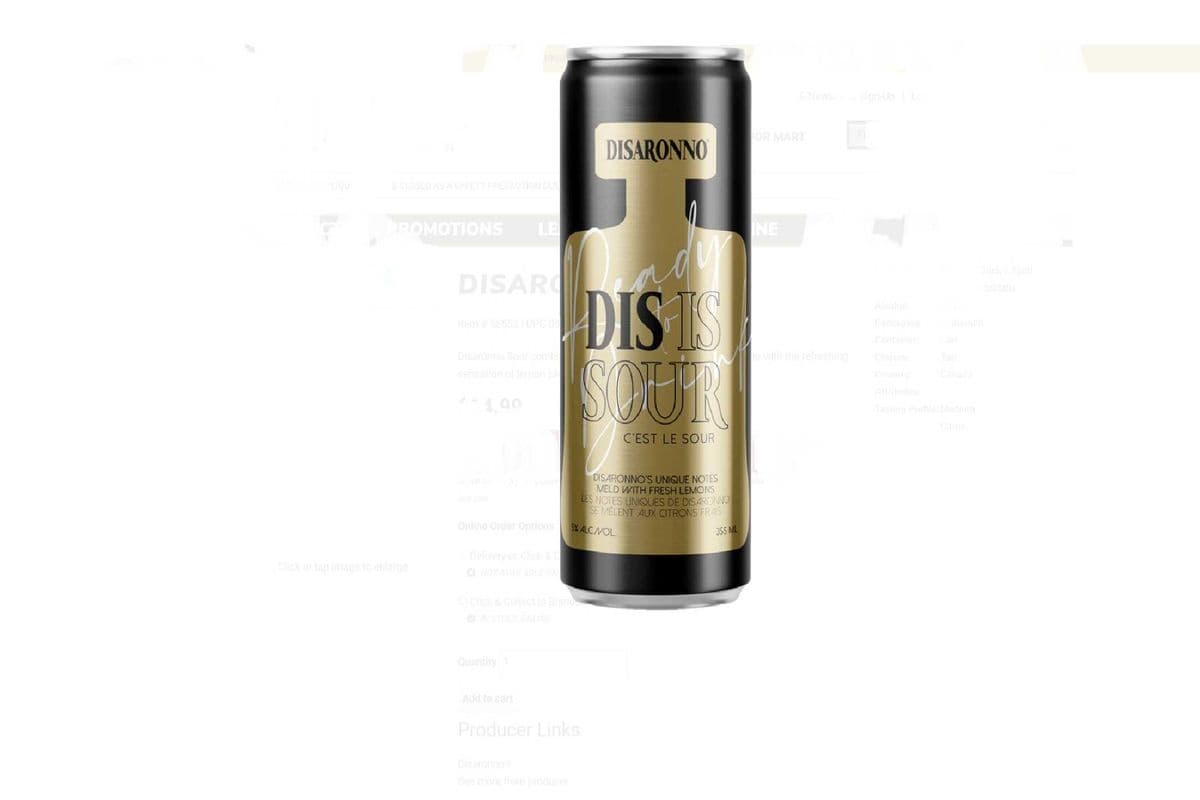 Disaronno Sour (4 x 355ml cans)