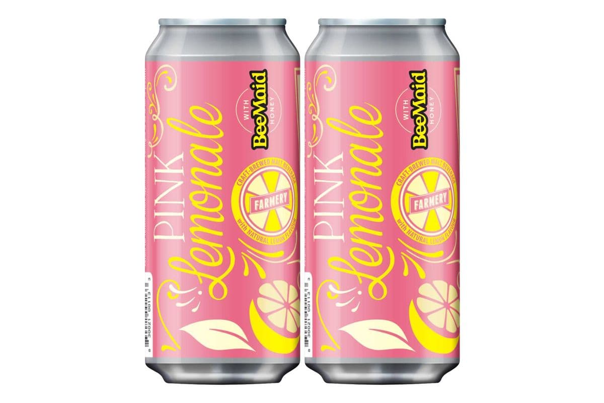 PAIR - Pink Lemonale w/ Honey BeeMaid 2 x 473ml (4% ABV) (2 x 473 ml)