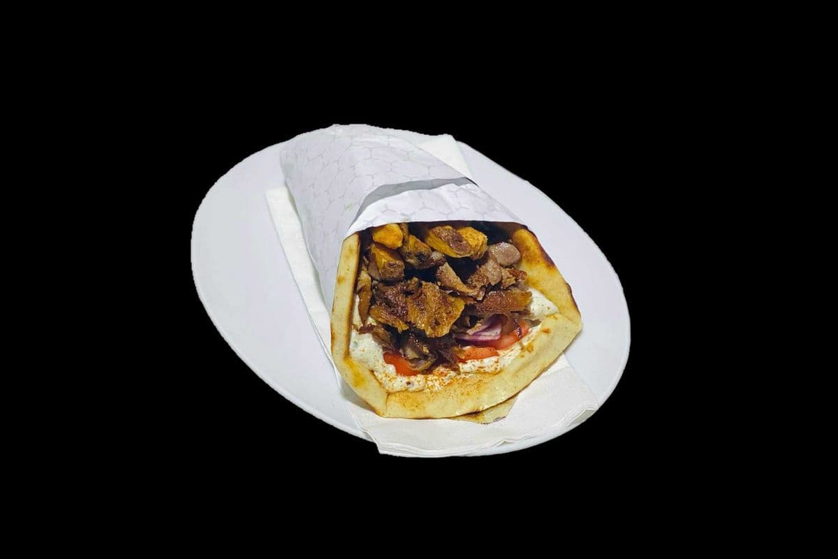 Pork Gyro on a Pita