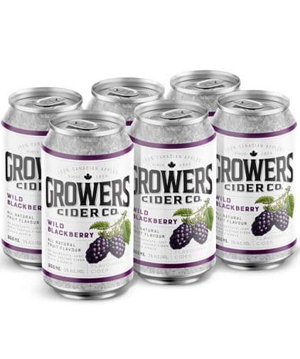Growers Blackberry (6 x 355 ml cans)