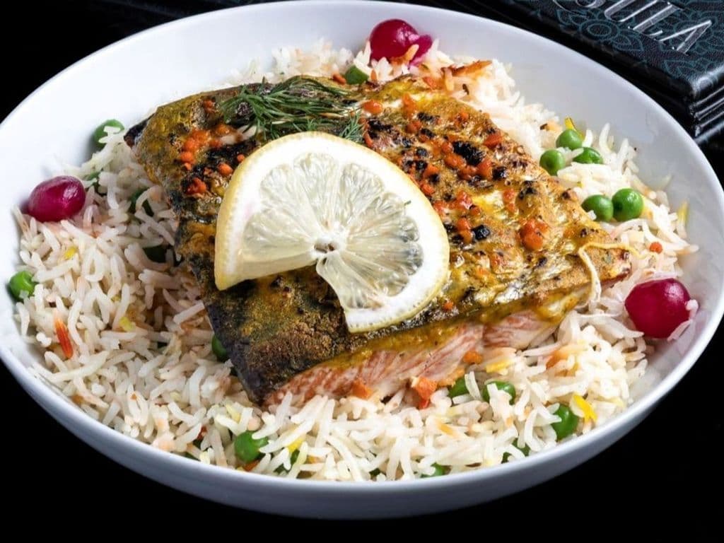 Achari Salmon tikka