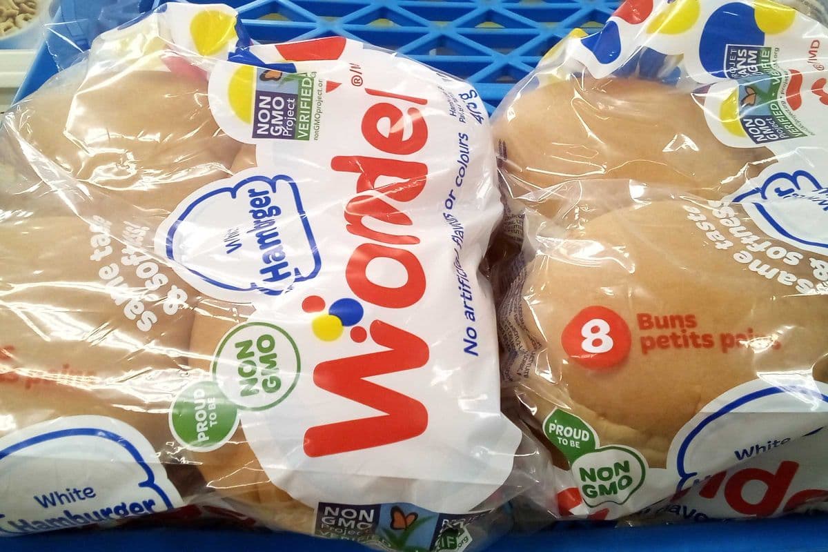 Wonder white hamburger 8 buns