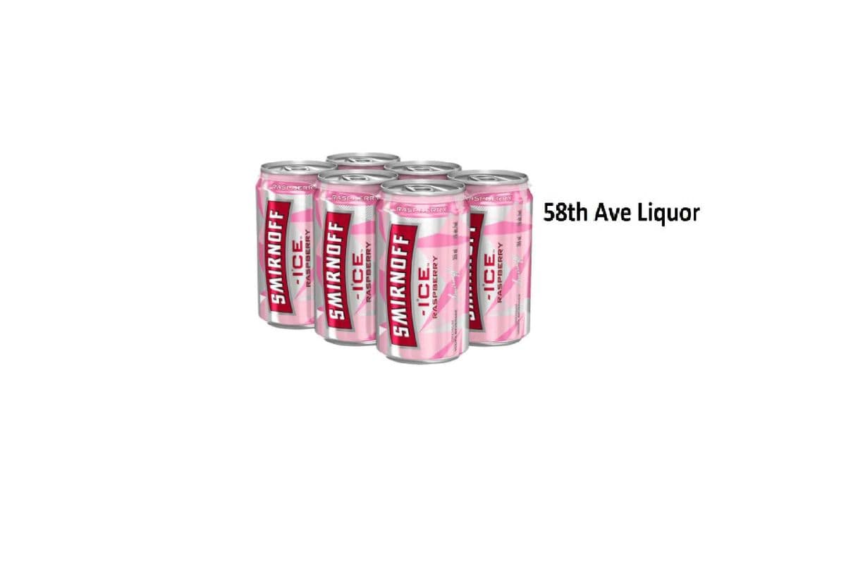 SMIRNOFF ICE RASPBERRY CANS (1 x 6x355ML)
