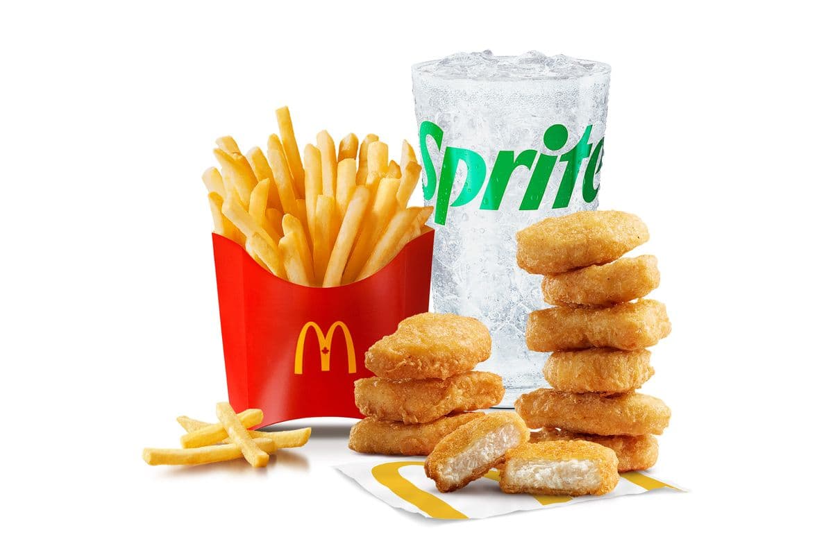 10 McNuggets Extra Value Meal [840-1190 Cals]