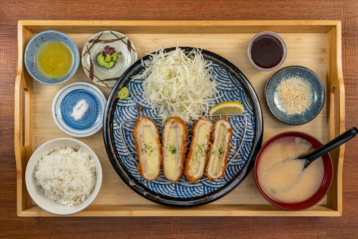 Pork Cheese Katsu Set