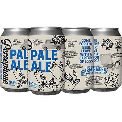 Persephone Brewing Pale Ale, 6 x 355 ml