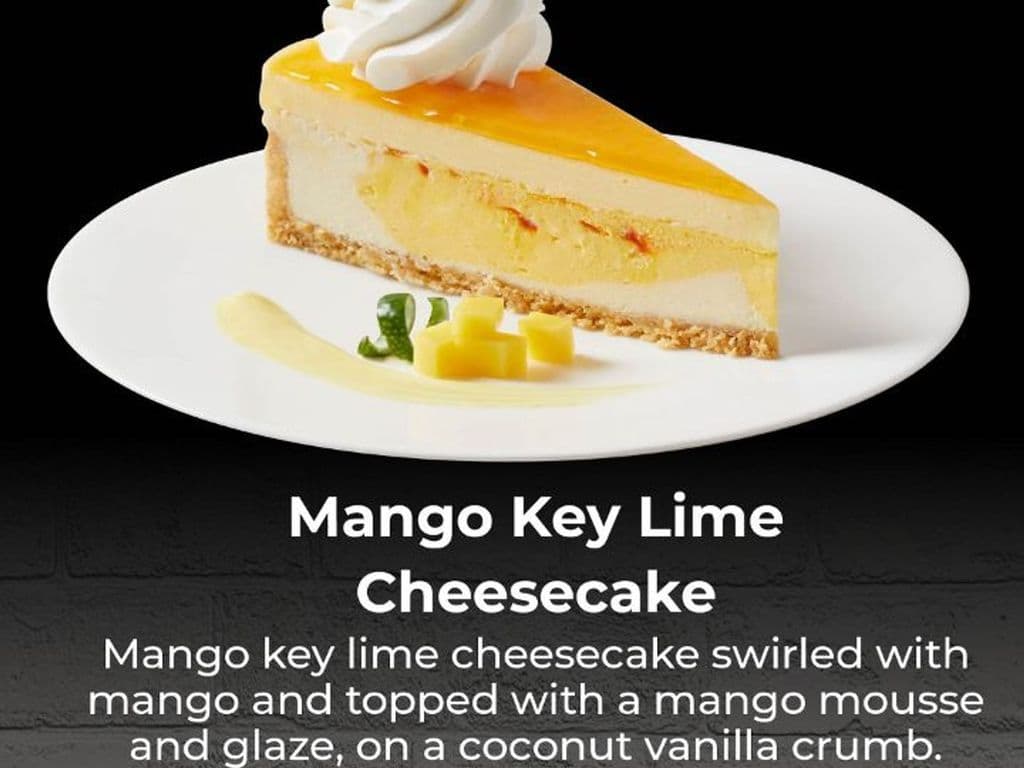 Mango Key Lime Cheese Cake