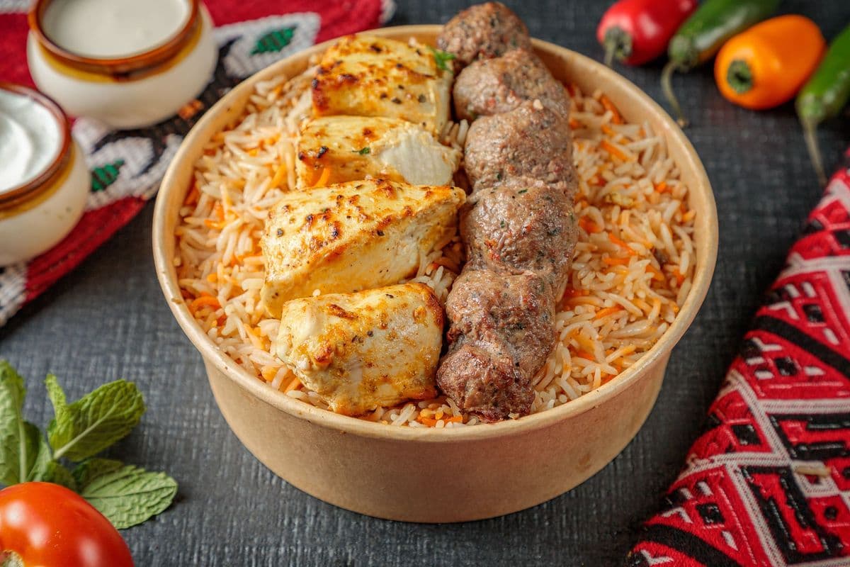 Mix BBQ Rice Bowl