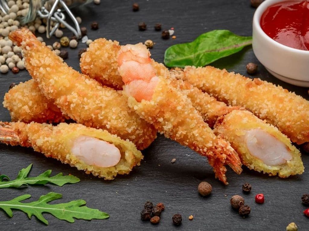 Entrée Crevettes Tempura