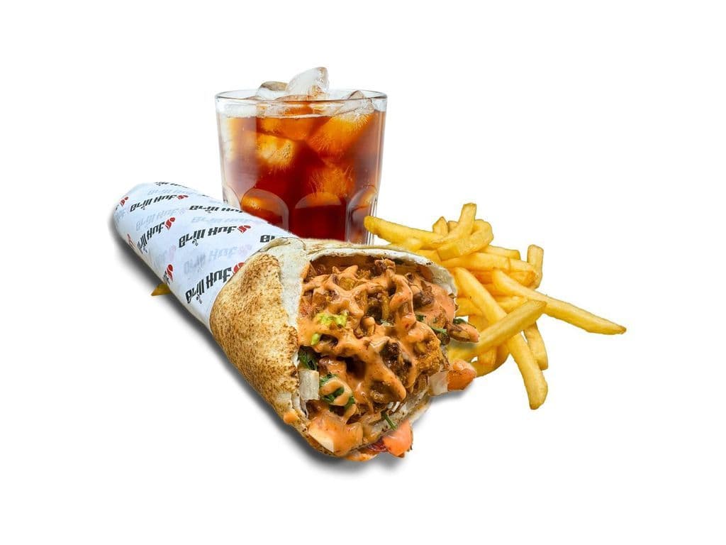 Butter Chicken Shawarma Wrap Combo