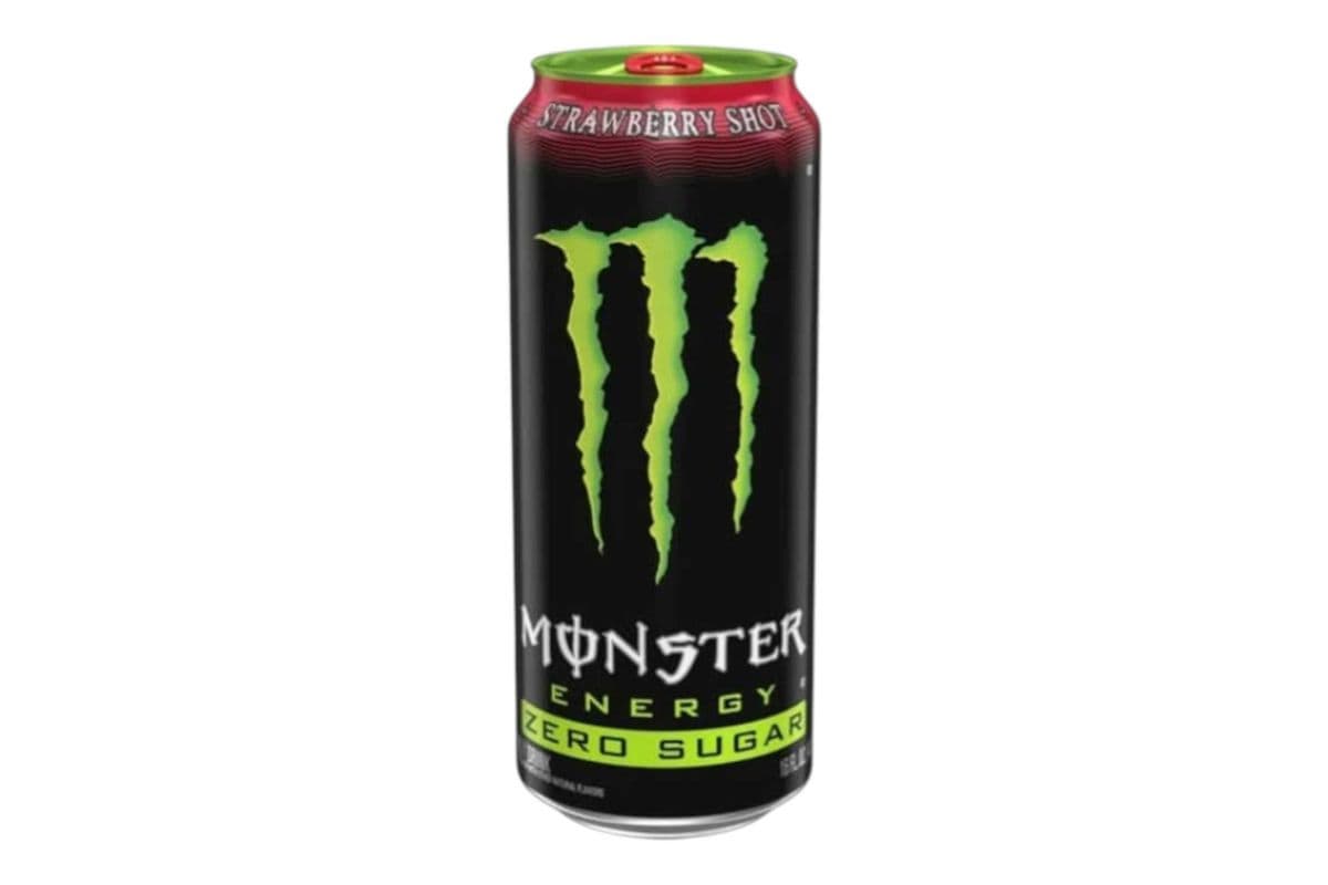 Monster zero sugar With Strawberry Shot USA (473ml) (10 Cal)