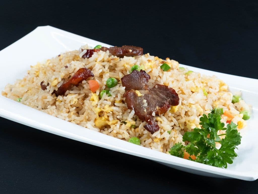 B.B.Q Pork Fried Rice (叉烧炒饭)