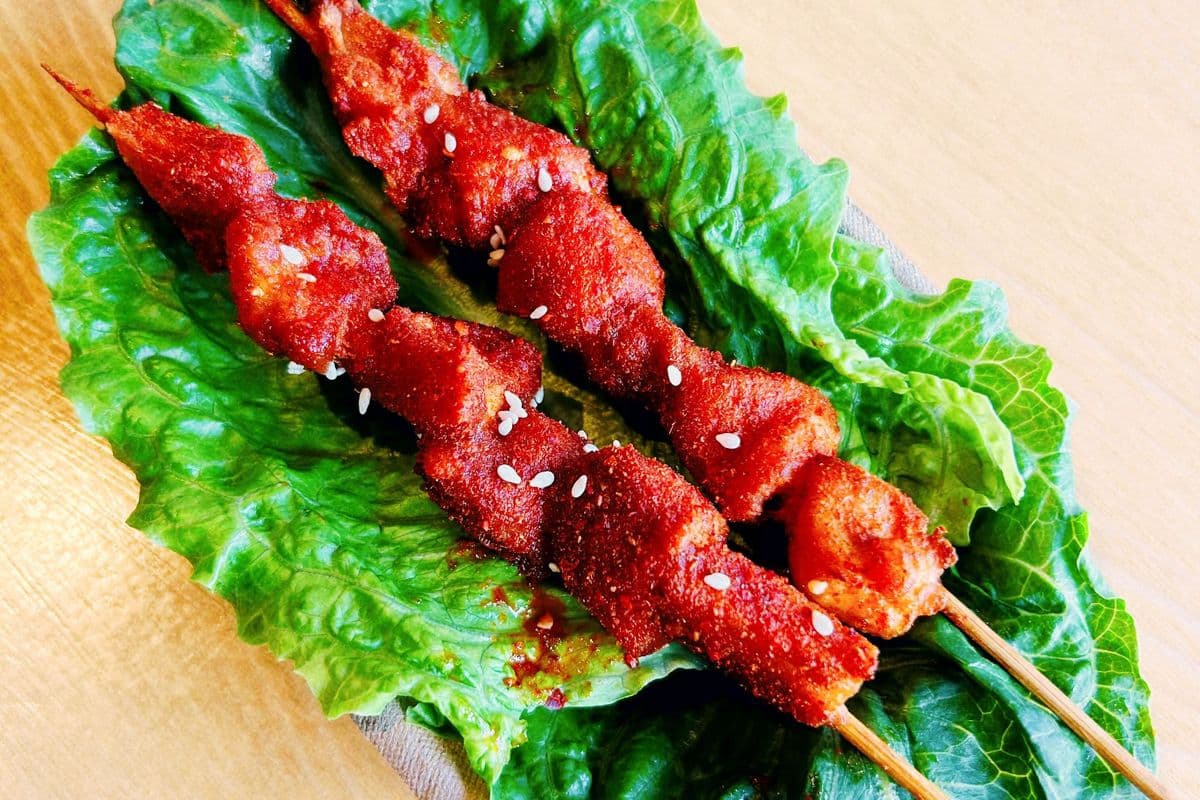 Fried Chicken Skewers (2skewers) 炸鸡肉串
