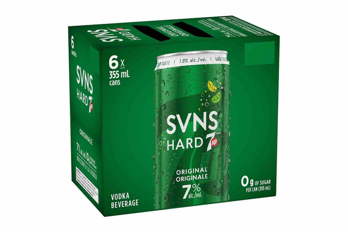 Svns Hard 7up Original 6pk Cans (1 x 6x355mL)