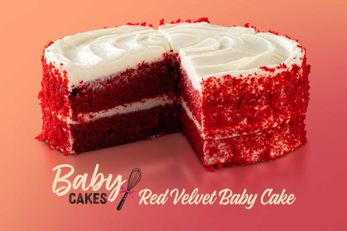 7" Red Velvet Cake Uncut