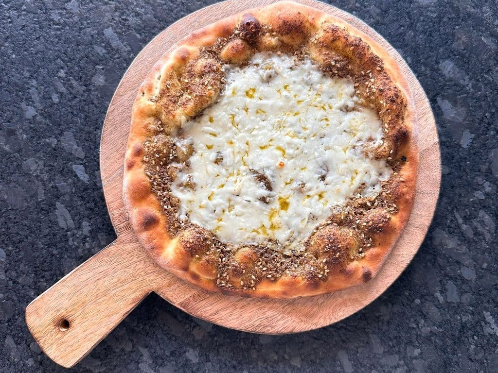 Cheese Zaatar Manakish