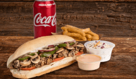 Hangry Steak Sandwich Combo