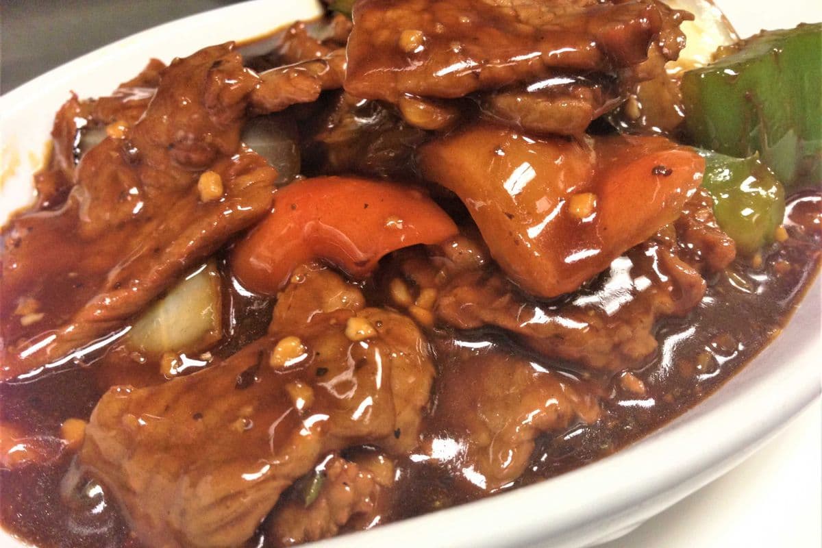 87. Beef with Black Bean Sauce