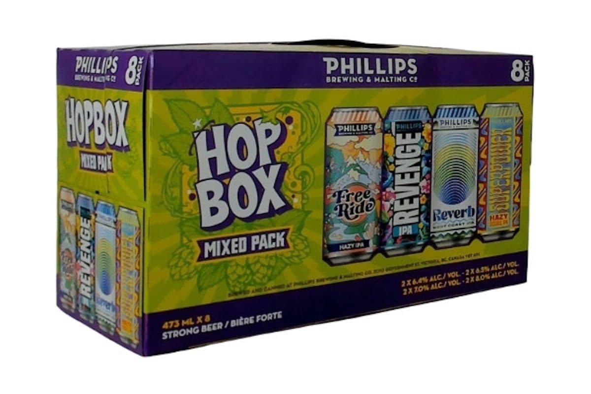 PHILLIPS HOP BOX MIX PACK 8 X 473ML CANS (8 x 473ML)