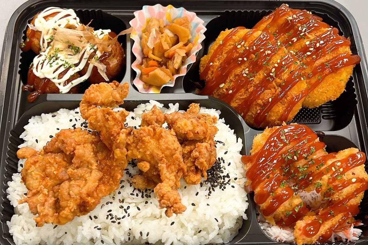 Croquette Bento Box (White Rice)