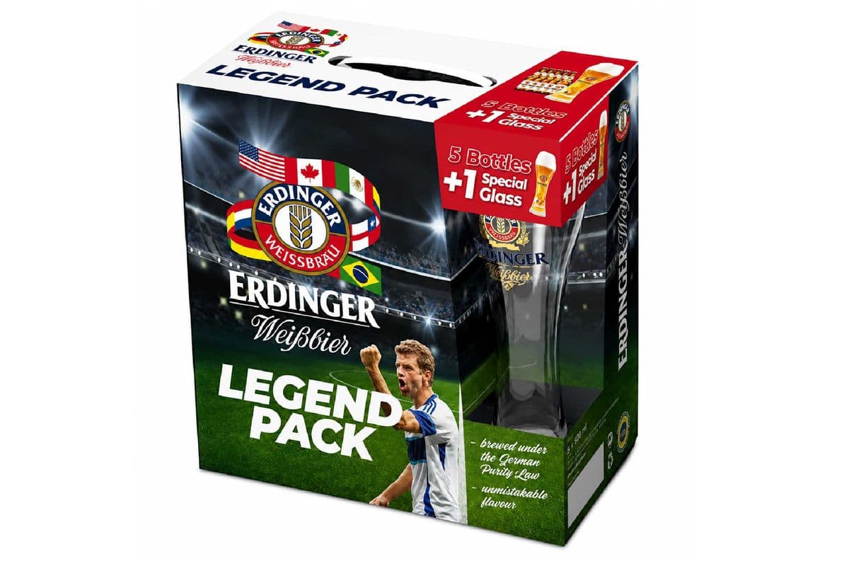 ERDINGER LEGEND PACK (5 x 500ML)