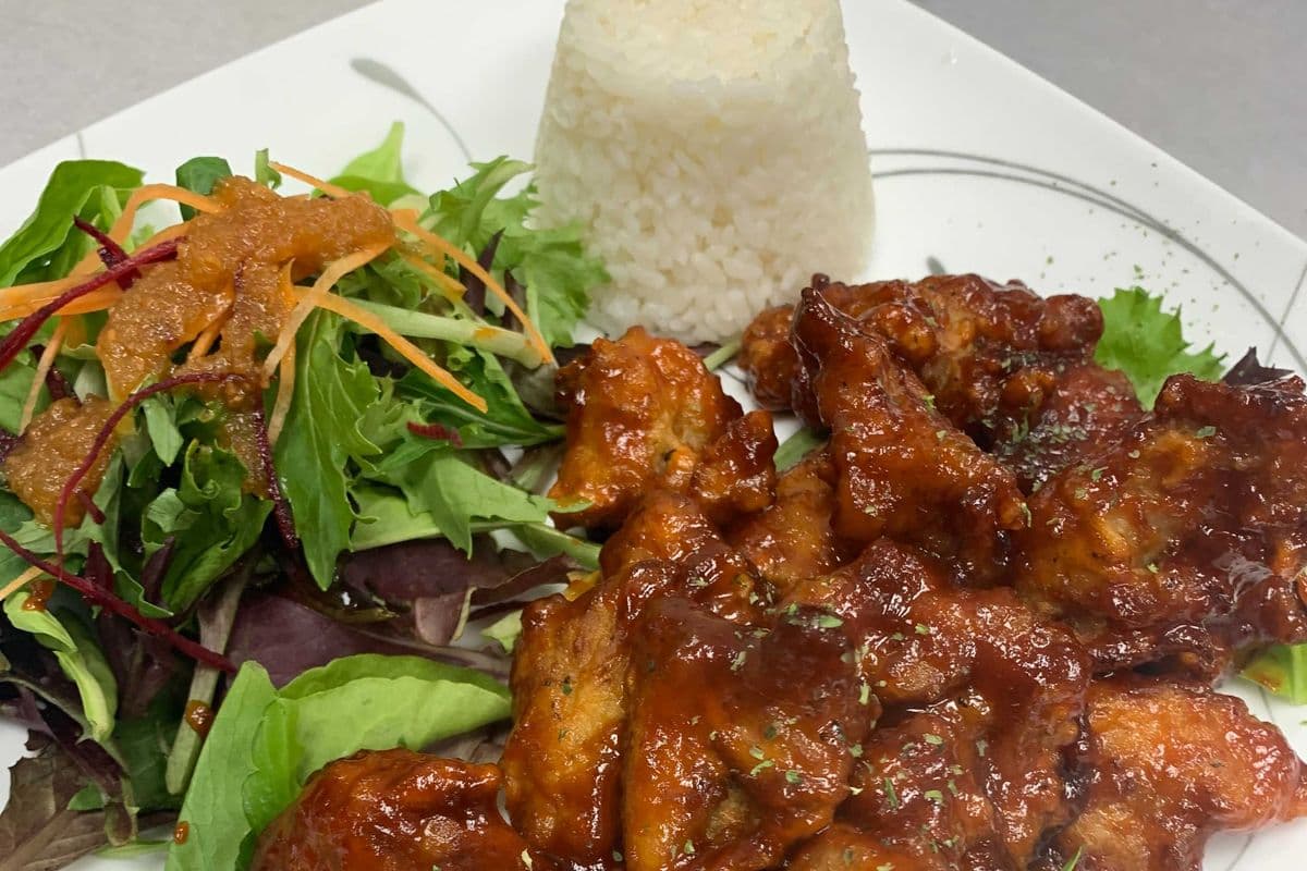 Spicy Chicken on Rice