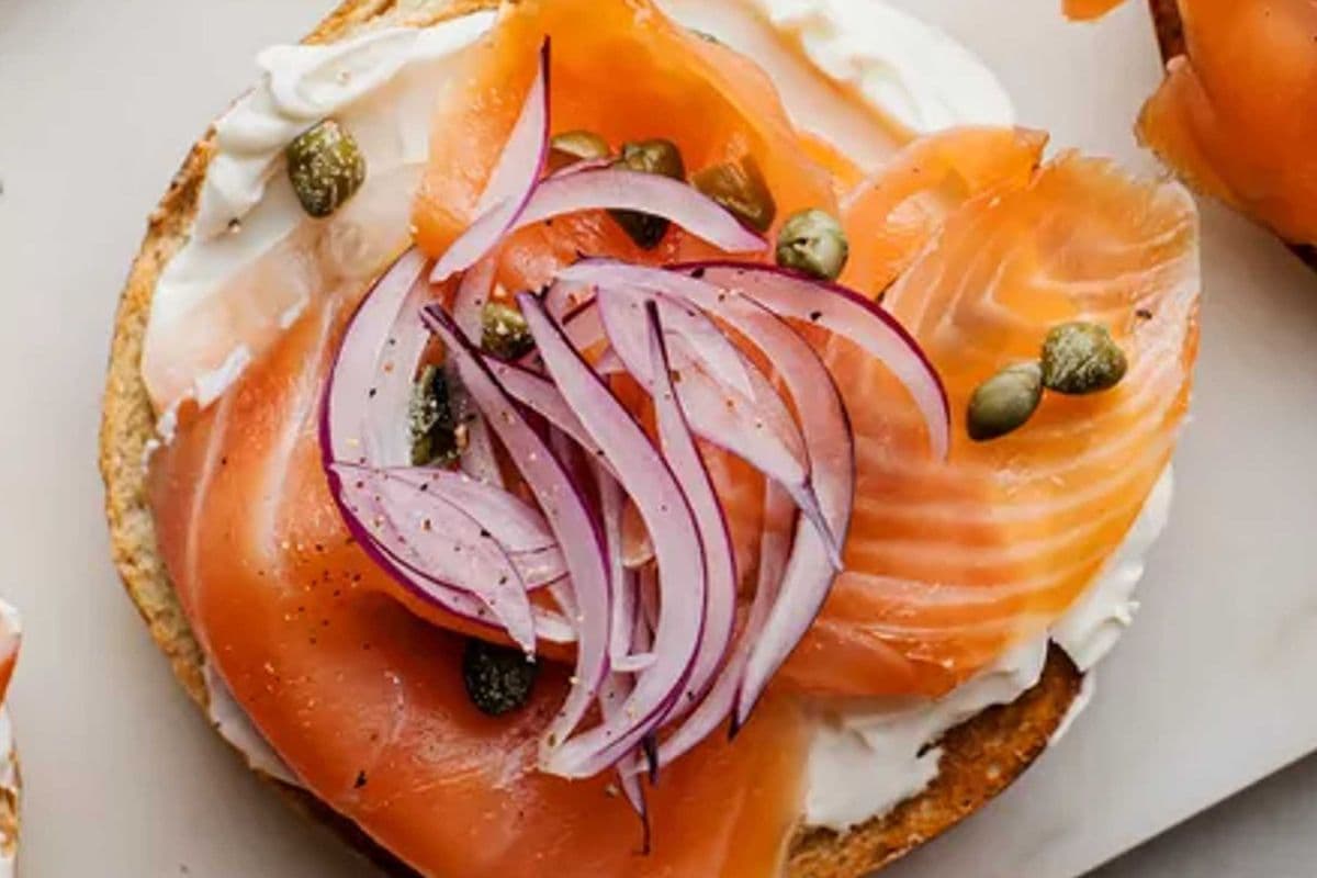 Salmon Lox Bagel
