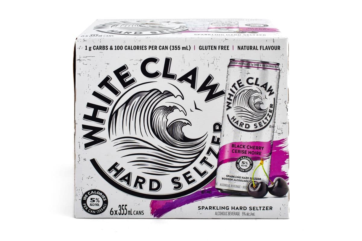 White Claw Black Cherry (6 Pack) (1 x 6pk)
