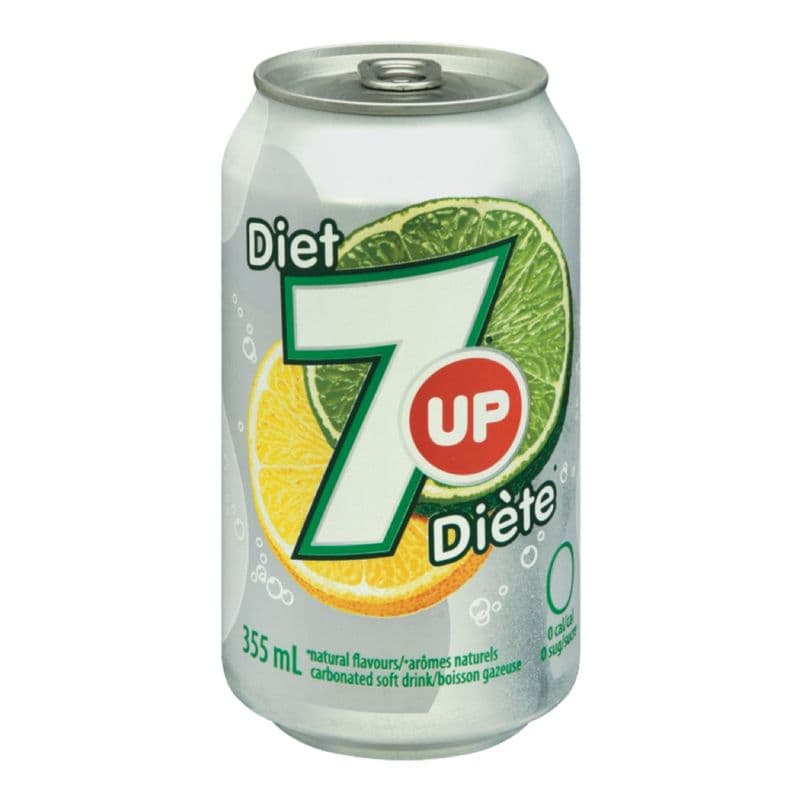 7UP diète / Diet 7UP (355 ml)