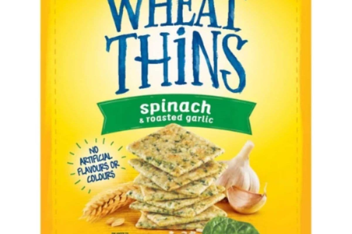 Wheat Thins - Spinach & Roasted Garlic 200g