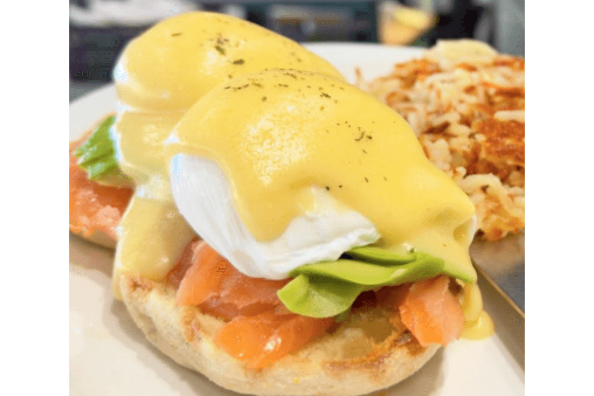 Spring Benedict with Smoked Salmon and Avocado