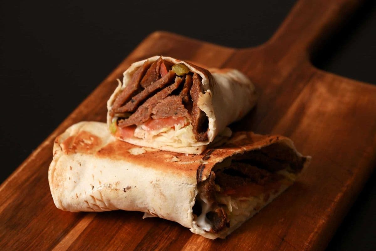 Beef Donair Wrap